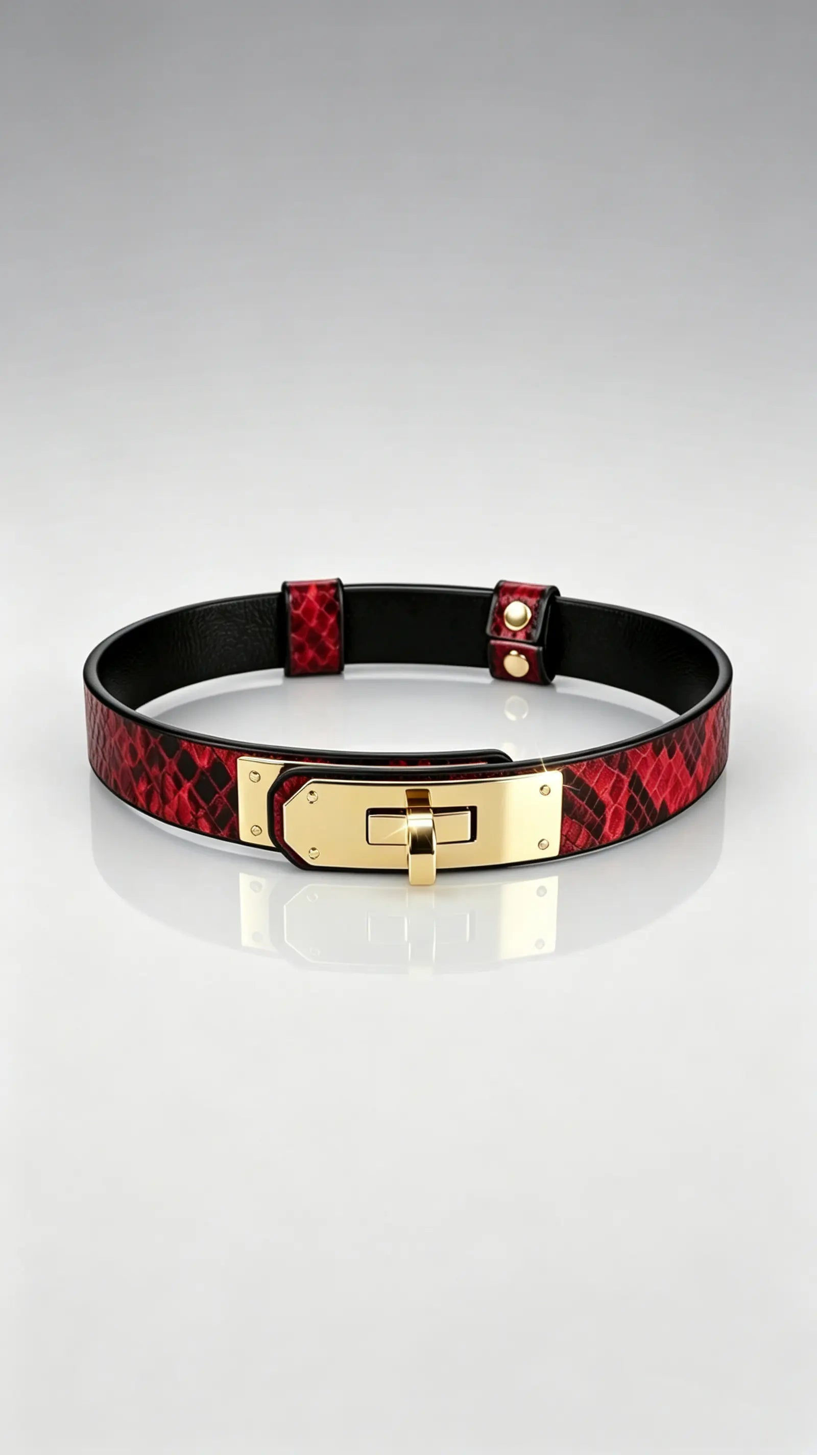 Red Python Choker