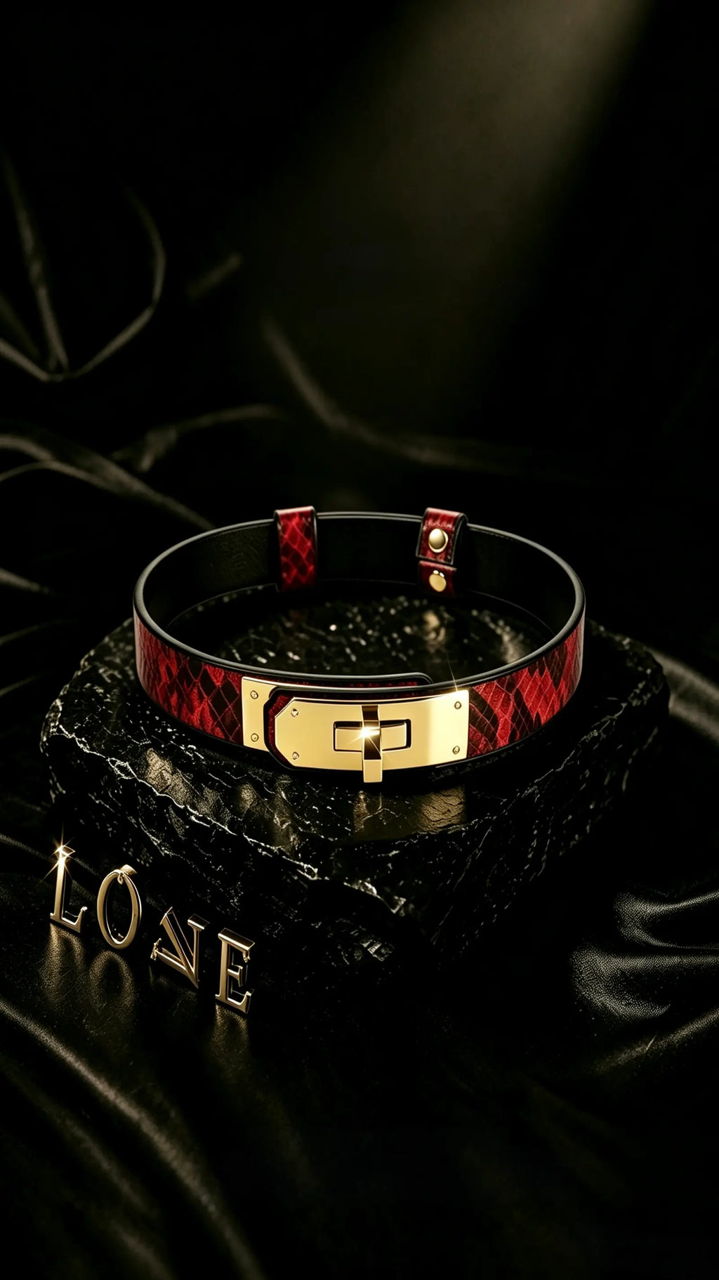 Red Python Choker