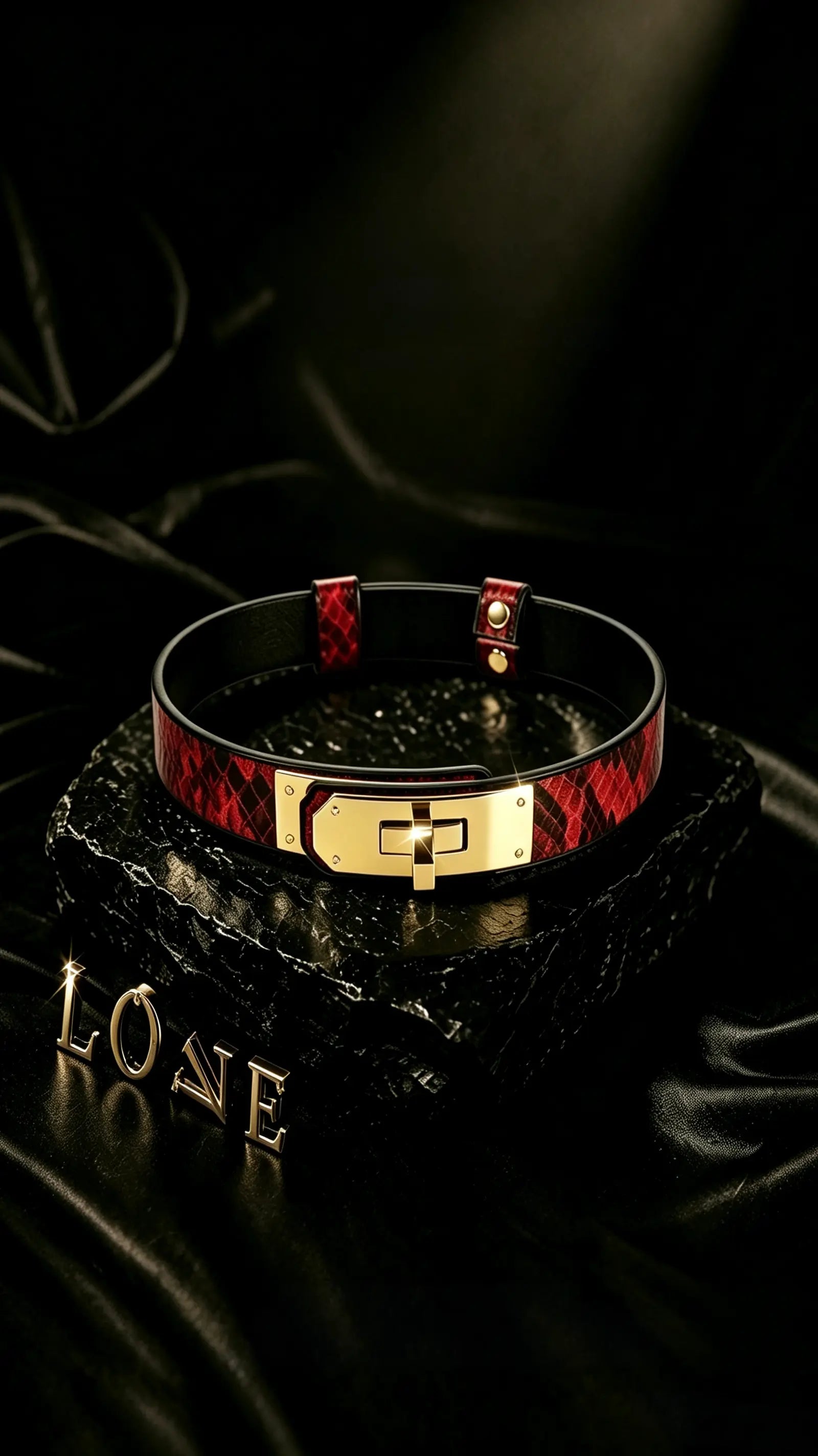 Red Python Choker