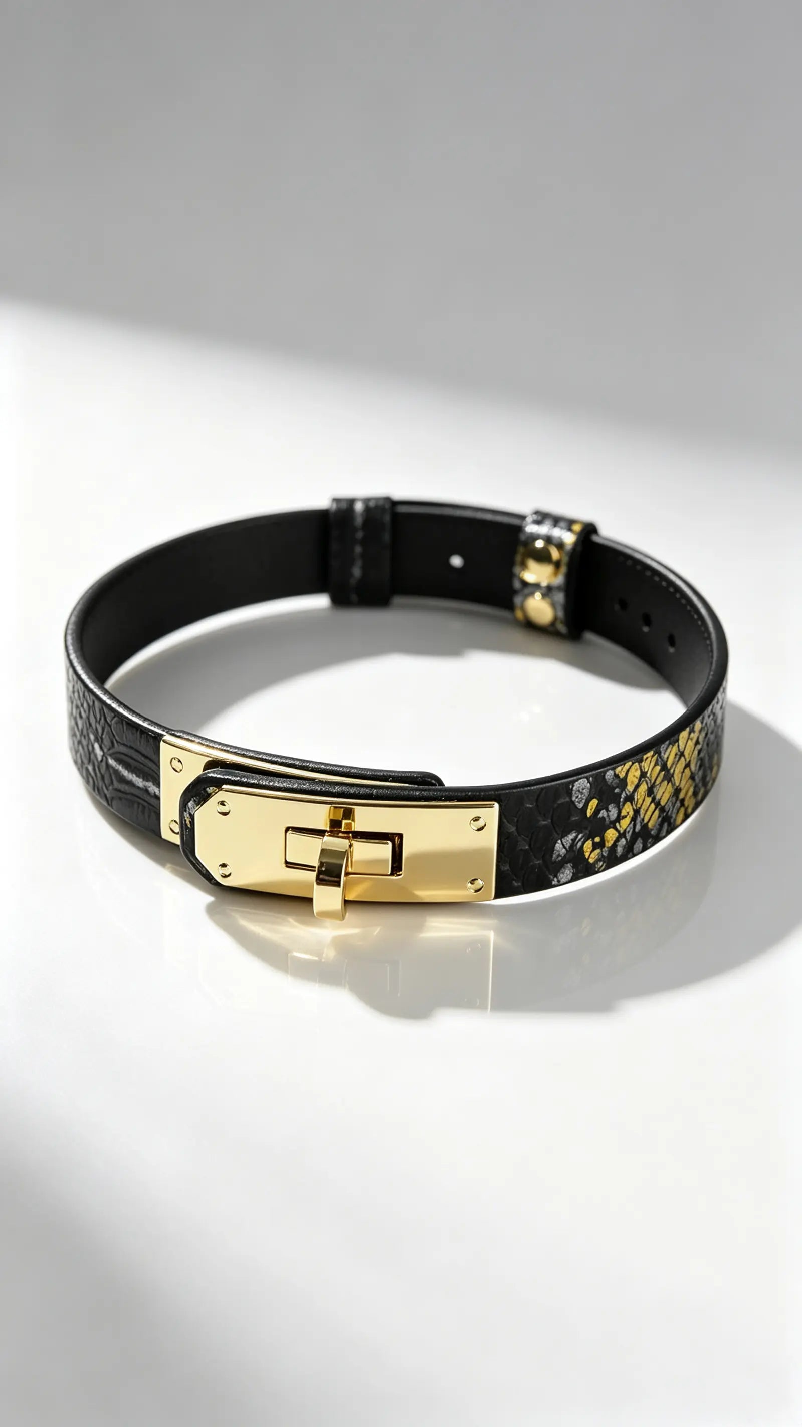 Black Python Choker