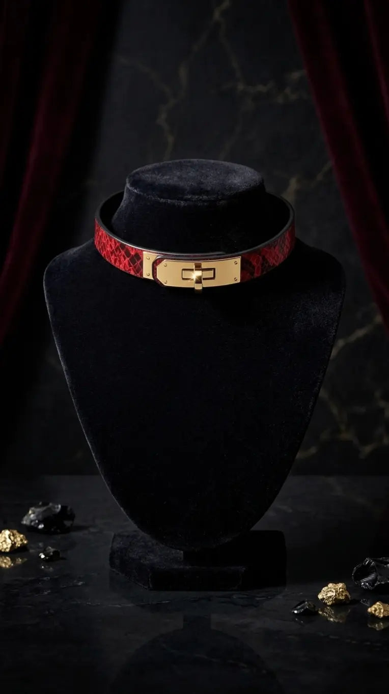 Red Python Choker